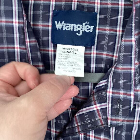 Mens Wrangler Pearl Snap short sleeved‎ shirt - Picture 4 of 4